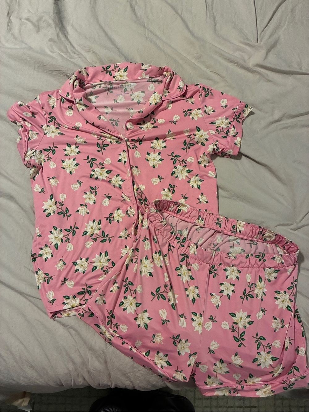 Draper James Pink Floral Short Sleeve Pajama Set
